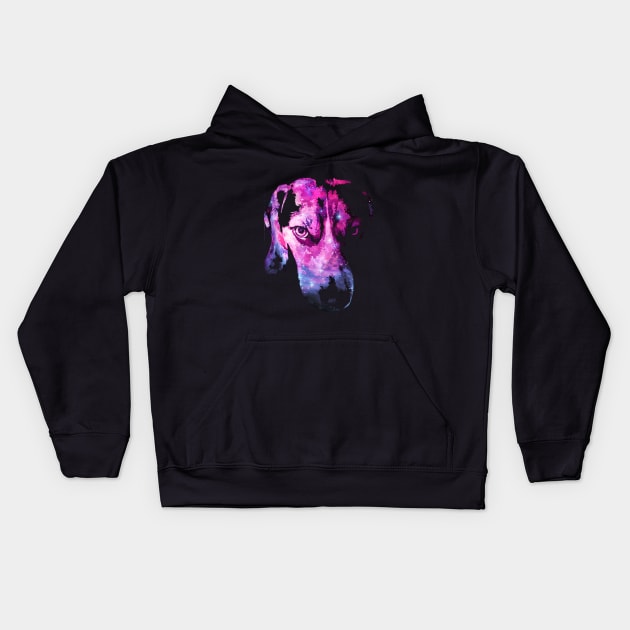 Dog Space Kids Hoodie by Breathern